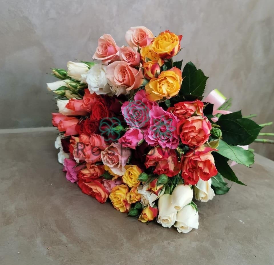 Букет цветов из: Розы в Новостройку