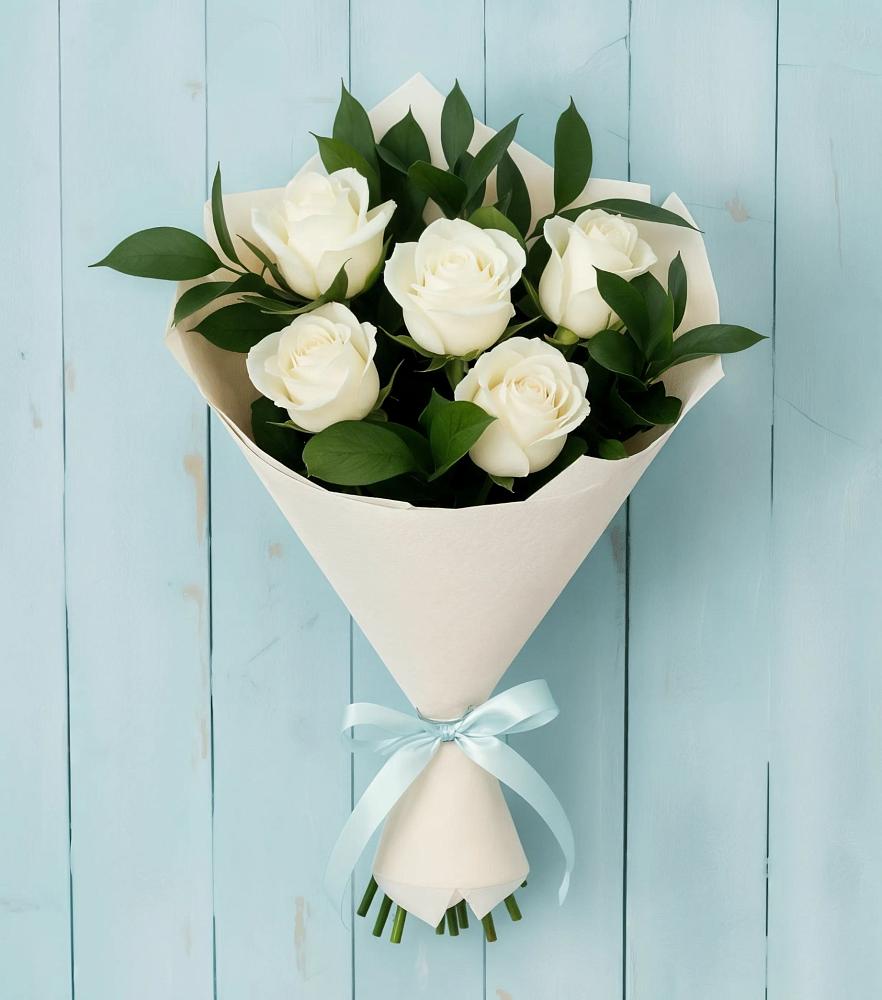 Букет цветов из: Розы в Новостройку