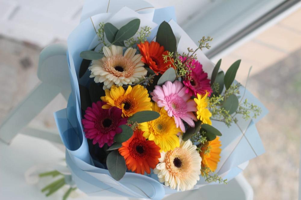 Букет цветов из: Герберы в Новостройку