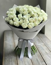 Букет 35 Белых роз в Новостройку