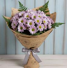 Букет цветов из:  Хризантемы в Новостройку