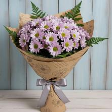 Букет цветов из:  Хризантемы в Новостройку