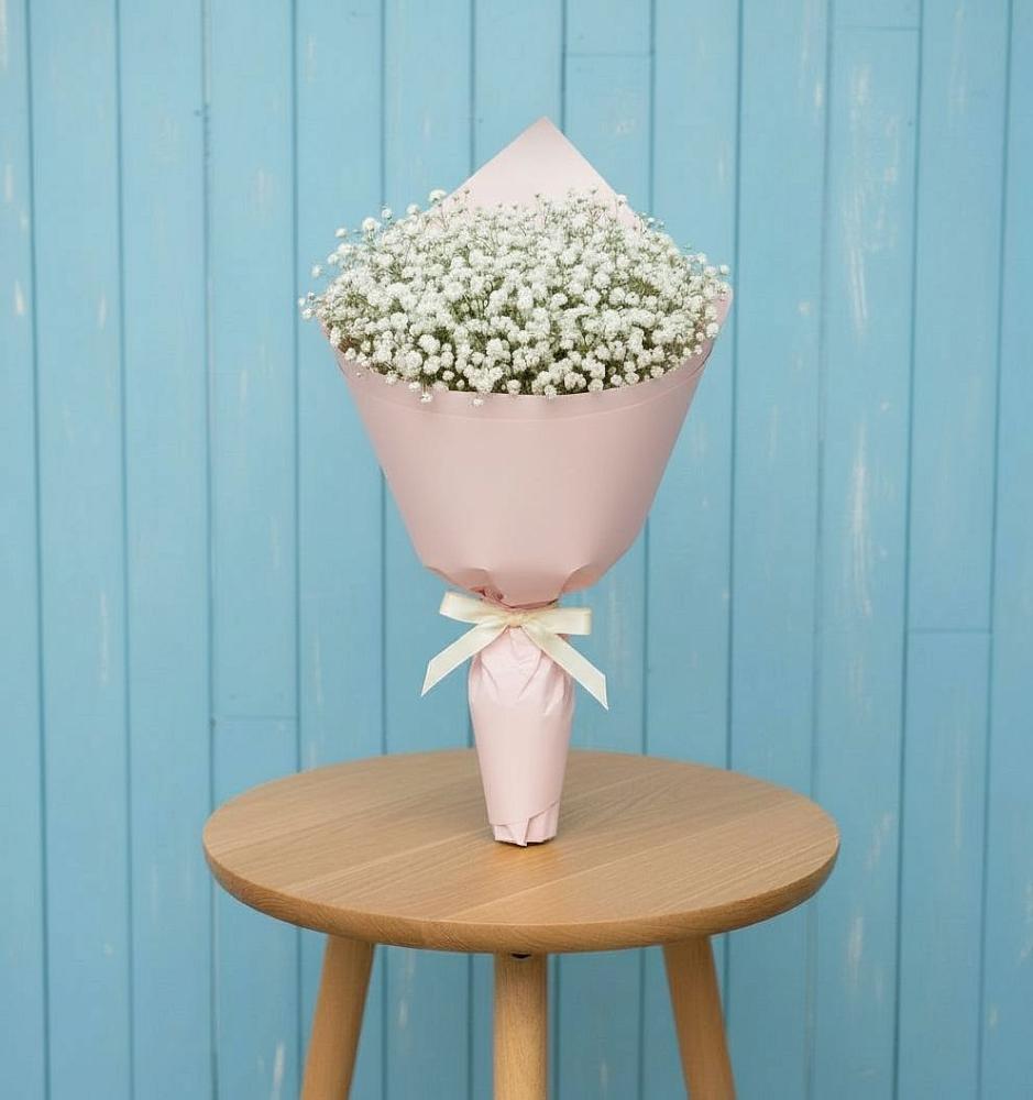 Букет цветов из: Гипсофила в Новостройку