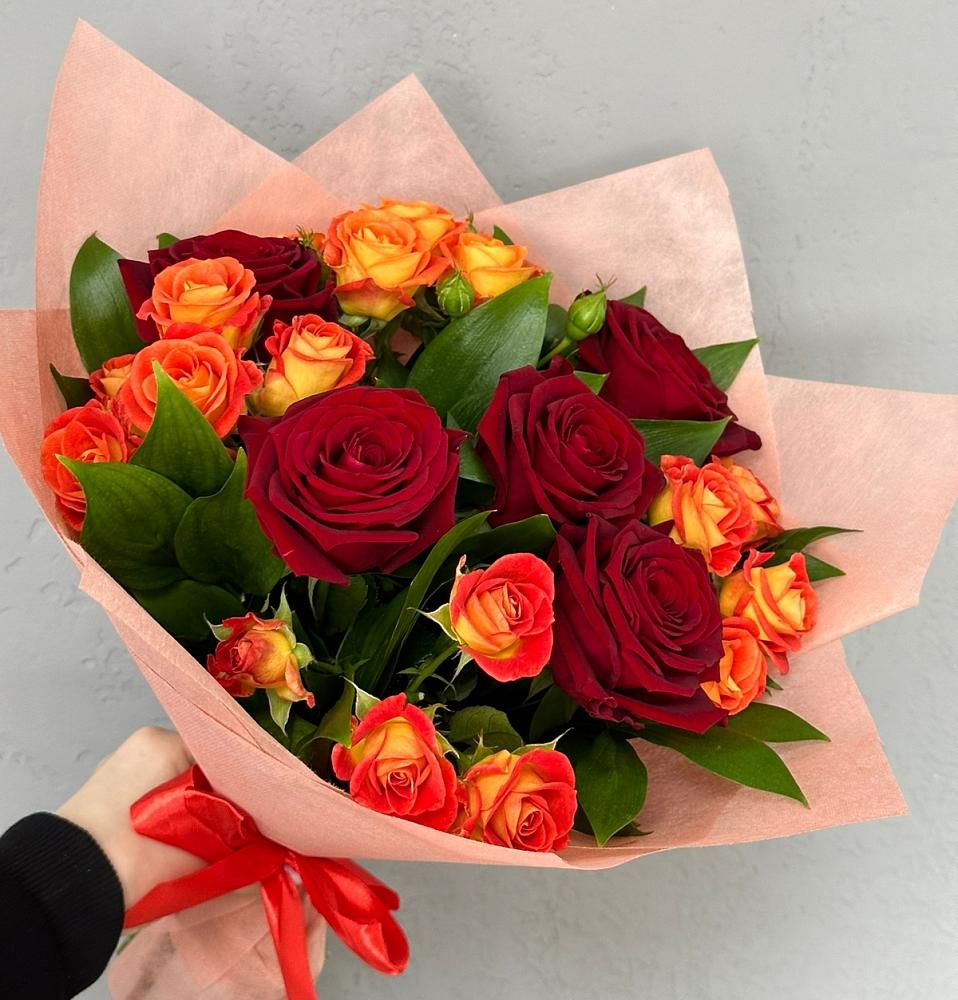 Букет Любовь и восторг в Новостройку