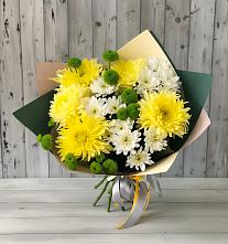 Букет цветов из:  Хризантемы в Новостройку