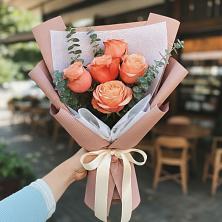 Букет цветов из:  Розы в Новостройку