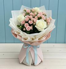 Букет цветов из:  Розы в Новостройку