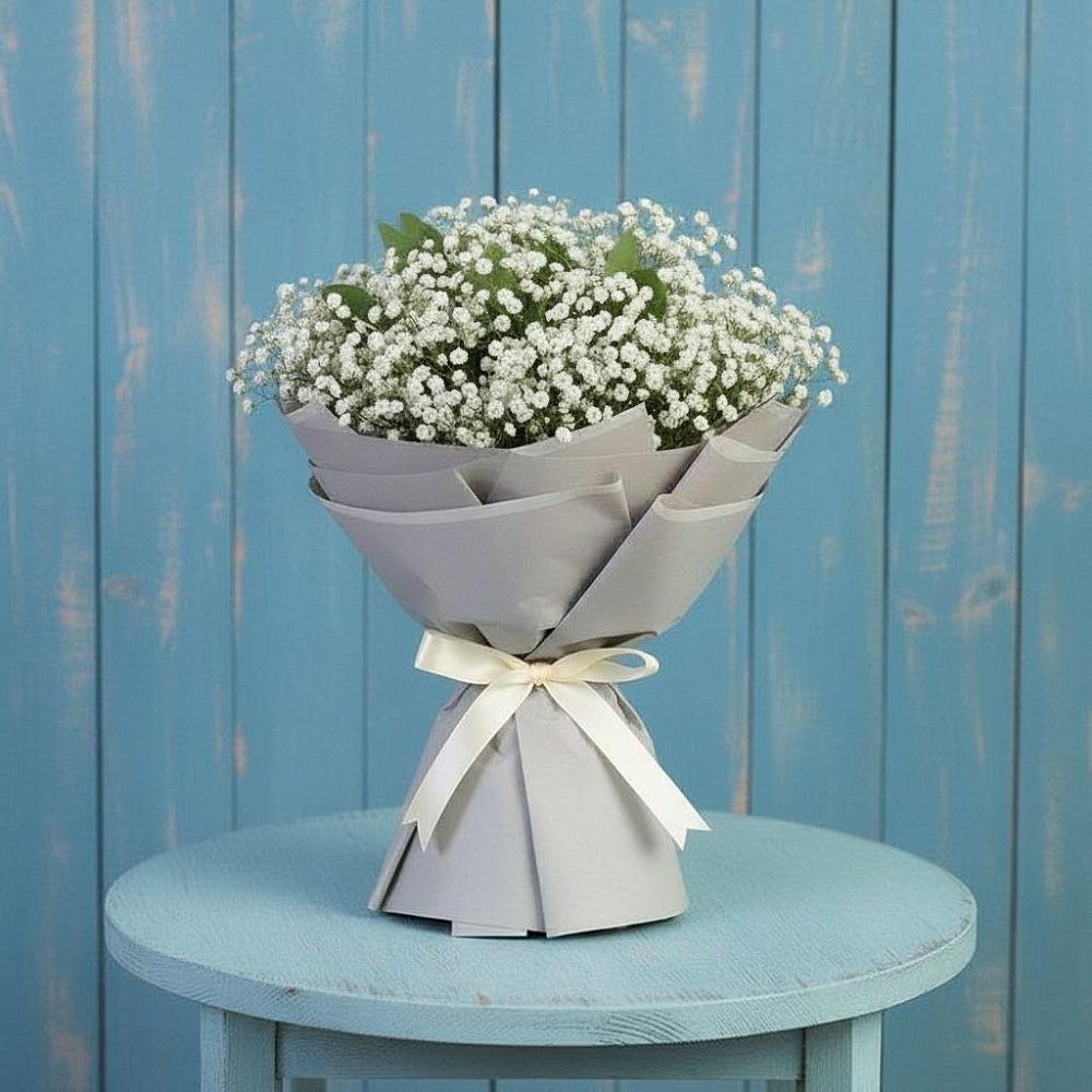 Букет цветов из: Гипсофила в Новостройку