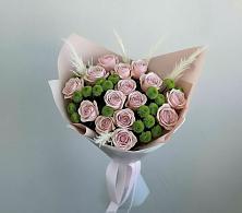 Букет цветов из:  Розы и Хризантемы в Новостройку