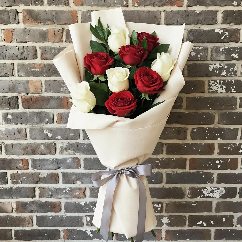 Букет цветов из: Розы в Новостройку