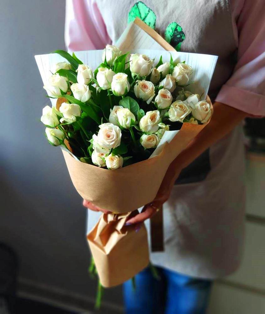 Букет цветов из: Розы в Новостройку