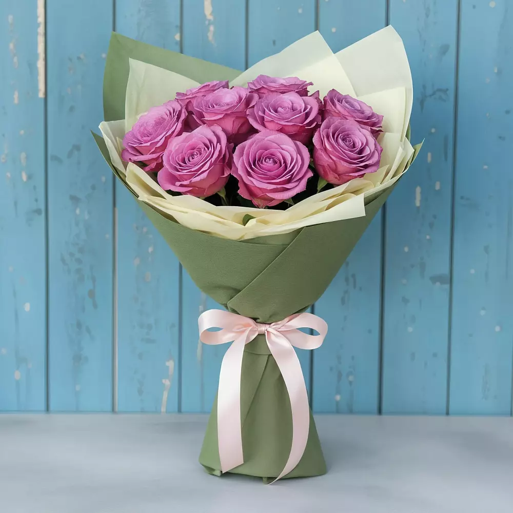 Букет Розы Фёрст Леди в Новостройку