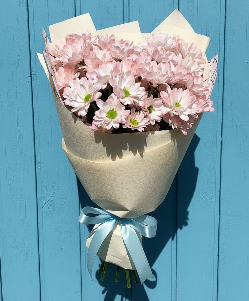 Букет цветов из: Хризантемы в Новостройку