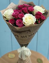 Букет цветов из:  Розы в Новостройку