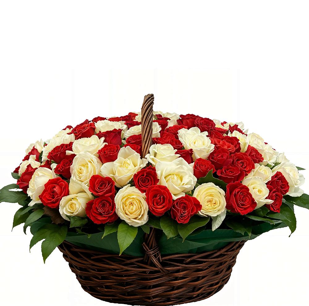 Премиум букет из: Розы в Новостройку