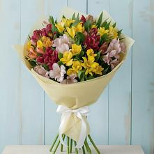 Букет цветов из:  Альстромерии в Новостройку
