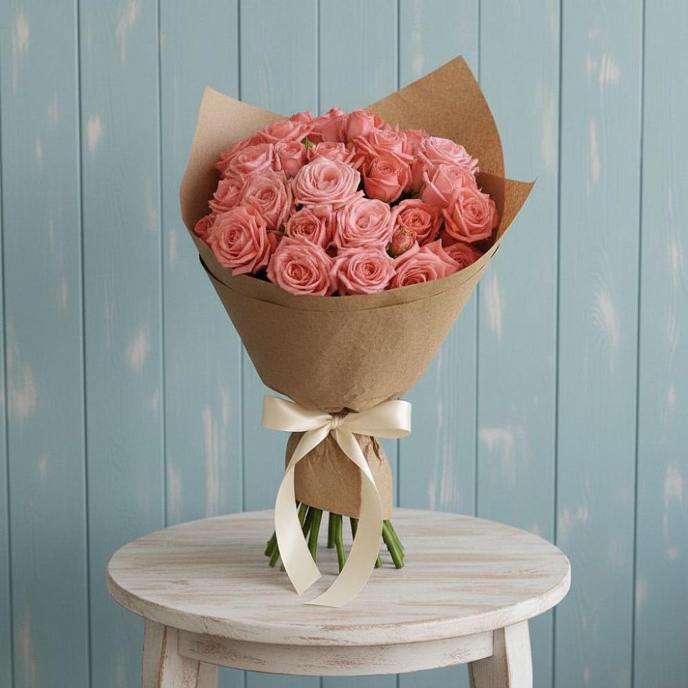 Букет цветов из: Розы в Новостройку