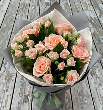 Букет цветов из:  Розы в Новостройку