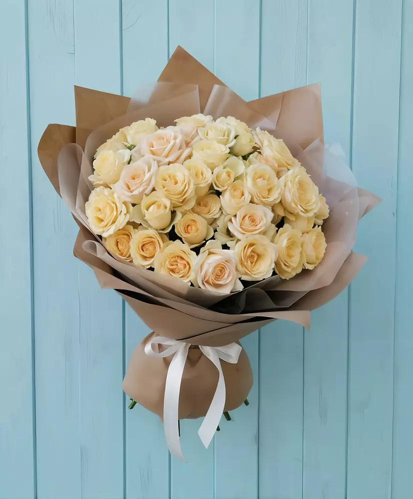 Букет Кремовое облако в Новостройку