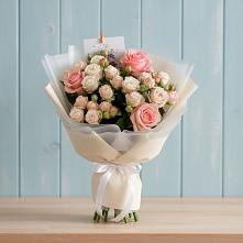 Букет цветов из:  Розы в Новостройку