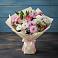 Букет цветов из: Хризантемы, Альстромерии и Розы в Новостройку